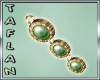 T* Avryl Earrings Green