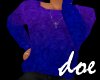 [d0e] Purp Blue Sweater