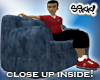 602 Deluxe Denim Couch