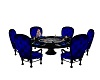 blue blk elegant table