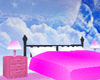 Pink & sky bedroom