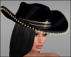Cowgirl Hat Black