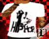 [L]White HipHop Tall Tee