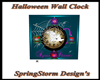 Halloween Wall Clock Ani