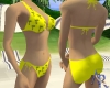 Shapely Yellow Bikini