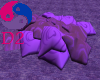 Purple Laying Pillows PA