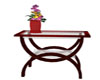 Ruby Red Flower Table