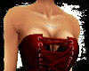 Red strap corset