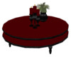 Red/Blk Rnd CoffeeTable