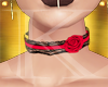[k] Collar Rosa Roja