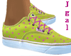 Green Polka Dot Shoes 
