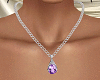 Silver Necklaces(Purple)