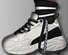 !F. White Sneakers