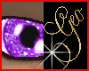 Geo Purple Glitter Eyes