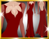 Crimson Silk Gown