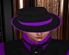 Hat w/ Purple Trim
