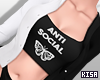 K|AntiSocial B&W Top
