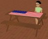 USA Picnic Table