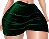 Green satin skirt N10