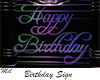 Birthday Sign FiestaClub
