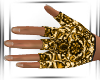 Gold Lace Gloves M