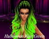 Halloween Hair Green