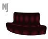.n Red out section sofa