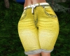 RLL Yellow Jean Shorts