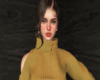 Winter yellow dress