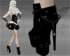 Vampire Skull Pvc Boots