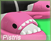 Shark Slippers! - Pink F