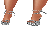 white cheeta heels