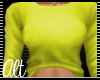 |Yellow Crop Sweater