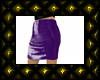 violet pvc skirt