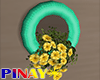 Tire Flowers - Green
