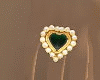 (B4) Pearl Heart Ring
