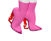 Boots YS Pink2/Red