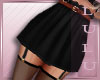 Studded skirt-blk-