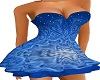 blue star mini dress