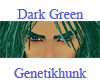 Dark Green Eyebrows