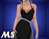 MS Sparkles Gown Black