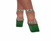 Emerald Diva Heels