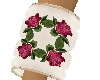 white leather red roses
