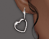 Silver Heart Earrings