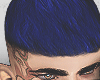 blue haircut