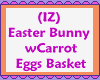 (IZ) Bunny Carrot Basket