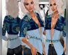 BohoBluesBeltedTop
