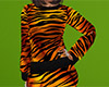 Orange Tiger Stripe PJs Full (F)