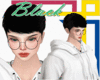 Black Circle Glasses Cut