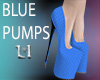 Blue pumps